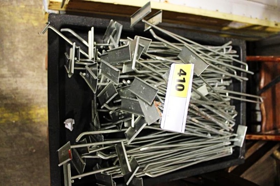1 LOT - MERCHANDISER PEG HOOK HANGERS