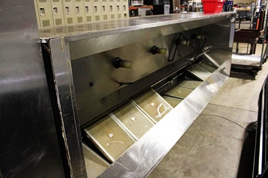 174IN. STAINLESS STEEL VENT HOOD