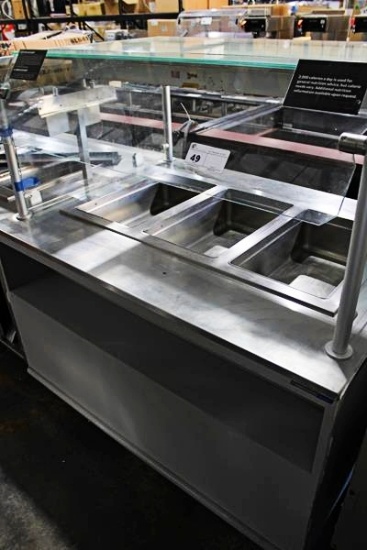 HILLPHOENIX/ BARKER 54IN. 3-WELL HOT FOOD BAR 2019