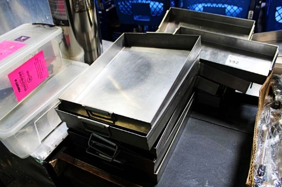 STAINLESS STEEL SEAFOOD/ MEAT PANS (14)6X15 (6)12X15