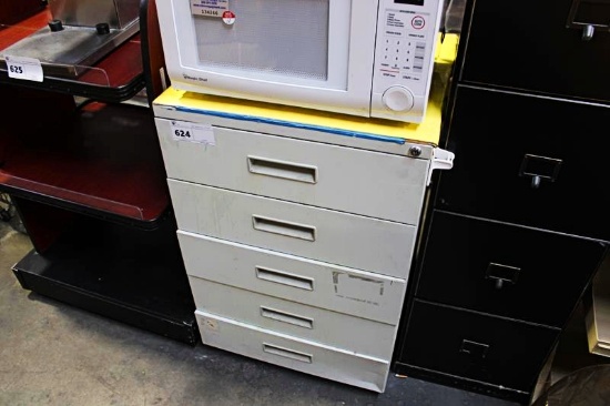 23IN. 5-DRAWER SUPPLY CABINET