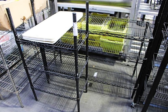 METRO RACKS (1)24X14X(H)46 (1)48X18X(H)35