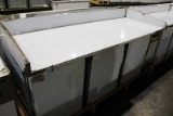 NEW PREPRITE PPT843C-8401 SELF CONTAINED 7FT 3-DOOR WORKTOP COOLER