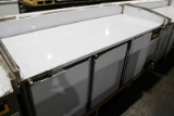 NEW PREPRITE PPT843C-8401 SELF CONTAINED 7FT 3-DOOR WORKTOP COOLER