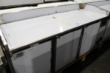 NEW PREPRITE PPT843C-8401 SELF CONTAINED 7FT 3-DOOR WORKTOP COOLER