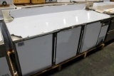 NEW PREPRITE PPT843C-8401 SELF CONTAINED 7FT 3-DOOR WORKTOP COOLER