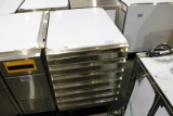 NEW PREPRITE PAD7 23IN. STAINLESS STEEL 7-DRAWER AMBIENT CABINET ON CASTERS