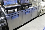 TRUE 93IN SELF CONTAINED 3-DOOR WORKTOP COOLER