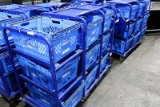 NATIONAL CART CO. BLUE TOTE PICKING CART - TOTES INCLUDED