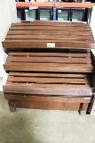 4FT 3-SLANT SHELF BAKERY DISPLAYS
