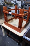 3FT X 3FT ROLLING BAKERY DISPLAY TABLES