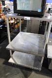 32IN. STAINLESS STEEL 3-TIER EQUIPMENT STAND
