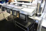 8FT STAINLESS STEEL WORKTOP TABLE