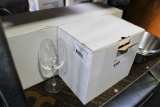 NEW BOX OF WINE GLASSES (6 EACH)