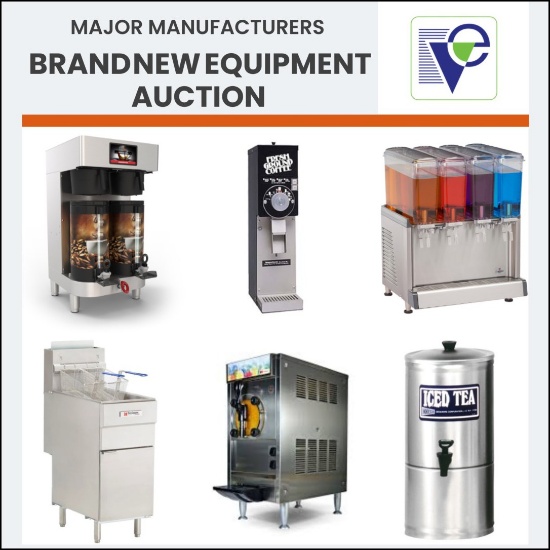 HUGE BRAND NEW FOODSERVICE EQUIPMENT AUCTION