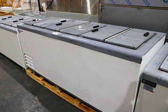 NEW SCRATCH & DENT EXCELLENCE HFF-12-HC SELF CONTAINED 81IN. ICE CREAM DIPPING CABINET 2023