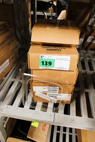 NEW BOX CAMBRO FOOD PAN COVERS 1/6 SIZE (6 EACH)