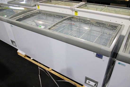 NEW EXCELLENCE HM-23HC SELF CONTAINED 73IN. SLIDE TOP FREEZER 2023