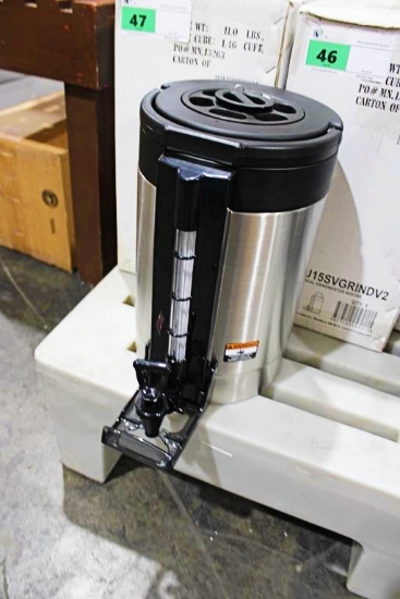 NEW GRINDMASTER GIU15SVGRINDV2 1.5 GALLON STAINLESS STEEL SERVER