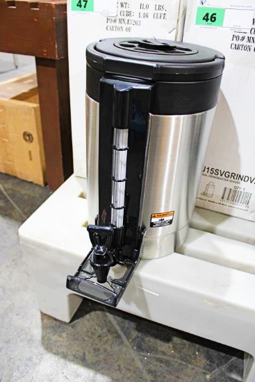 NEW GRINDMASTER GIU15SVGRINDV2 1.5 GALLON STAINLESS STEEL SERVER