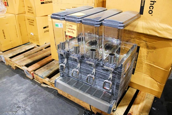 NEW CRATHCO CS4E/2D/3D16 4-HEAD REFRIGERATED BEVERAGE MACHINE