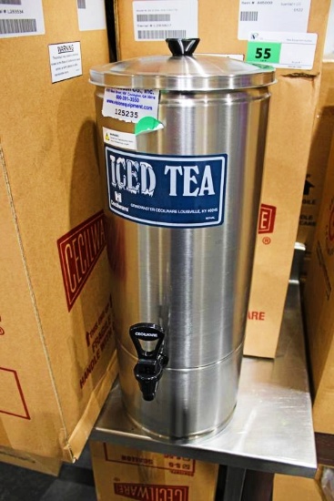 NEW CECILWARE S-5 STAINLESS STEEL 5-GALLON ICED TEA DISPENSER