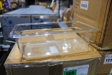 NEW WINCO 1/3 SIZE, 4IN. PLASTIC INSERT PANS