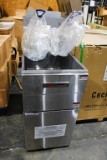 NEW CECILWARE PRO FMS504NAT 50LB NATURAL GAS DEEP FRYER