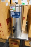 NEW CECILWARE S-5 STAINLESS STEEL 5-GALLON ICED TEA DISPENSER