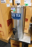 NEW CECILWARE S-5 STAINLESS STEEL 5-GALLON ICED TEA DISPENSER