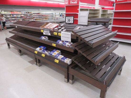 48-Inch 3-Deck Bakery Display Tables