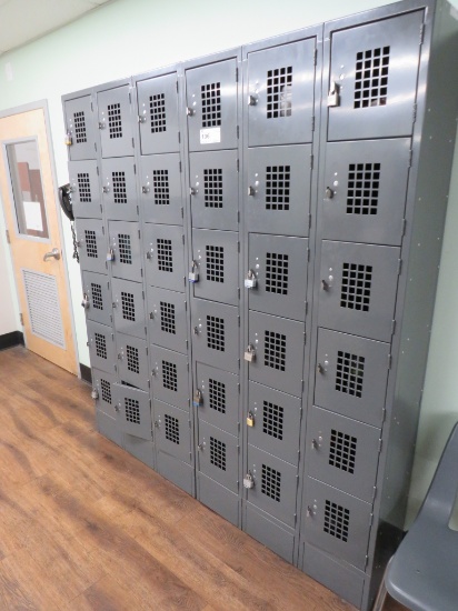 Set Of 36 Employee Lockers