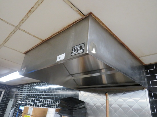 48x48 S/Steel Draft Hood - No Fans