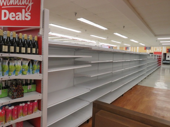 Madix Gondola Shelving 72in Tall 20/22 - 72ft W/4ft End Caps - Sold By The Foot