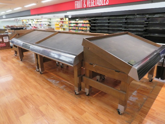 2022 6ft Slant Produce Tables