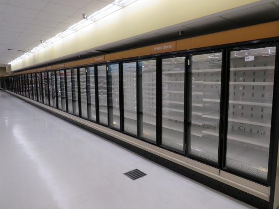 Hill/Phoenix Orpv Glass-Door Dairy Cases 2013 (2-8ft, 9-12ft) - Remote, No Compressor