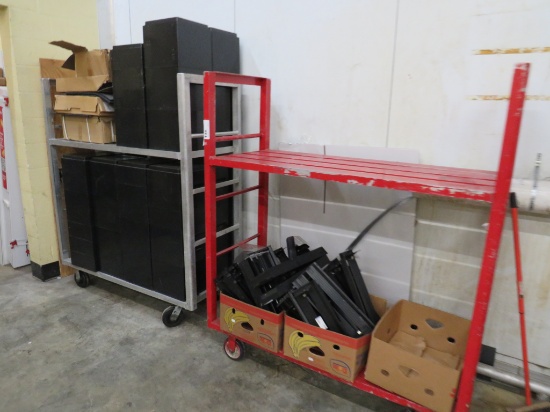 24x59 2-Deck Aluminum Cooler Carts