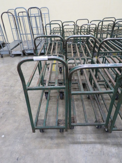 Green 2-Deck Stock Carts