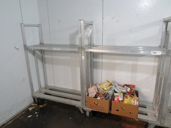 20x48 2-Deck Aluminum Cooler Carts