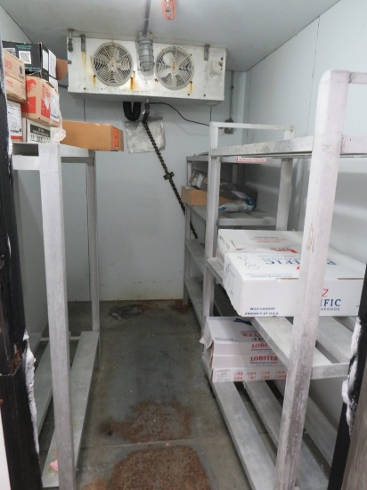 6x9 Walk-In Seafood Freezer 8ft Tall - Must Hire Onsite Contractor To Disassemble