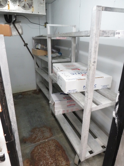 Aluminum Cooler Racks, Cart