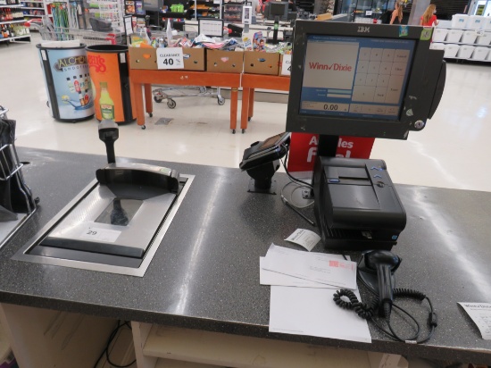 Set Of 2014 Magellan 9806 Scanner W/Monitors, Printer, Cash Drawer - No Hard Drive