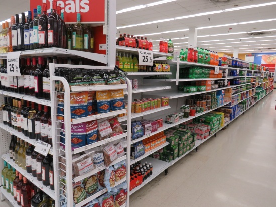 2022 Madix Gondola Shelving 72in Tall 20/22 - 68ft W/4ft End Caps - Sold By The Foot