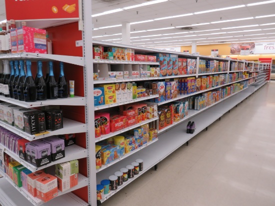 2022 Madix Gondola Shelving 72in Tall 20/22 - 76ft W/4ft End Caps - Sold By The Foot