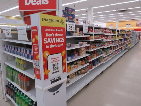 2022 Madix Gondola Shelving 72in Tall 20/22 - 76ft W/4ft End Caps - Sold By The Foot