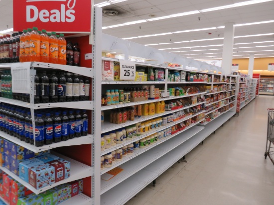 2022 Madix Gondola Shelving 72in Tall 20/22 - 76ft W/4ft End Caps - Sold By The Foot