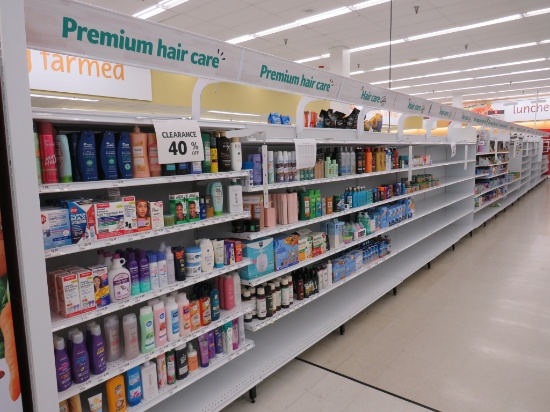2022 Madix Gondola Shelving 72in Tall 20/22 - 76ft W/4ft End Cap - Sold By The Foot