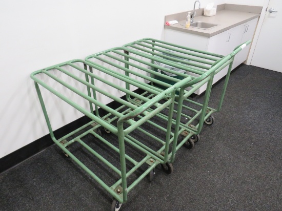 GREEN 2-DECK STOCK CARTS