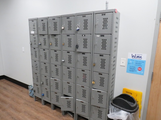 Set Of 36 Hallowell Lockers