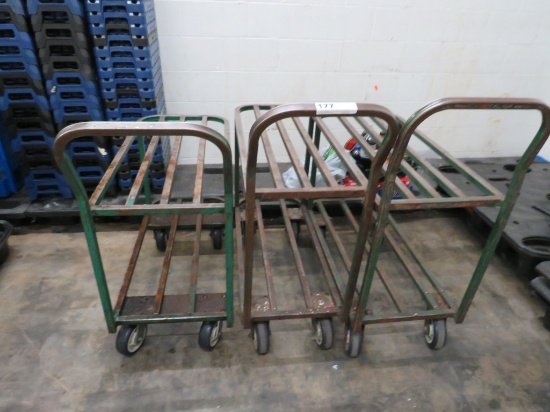 Green 2-Deck Stock Carts